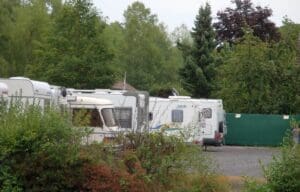 Wohnmobilstellplatz an Kutschers Marina