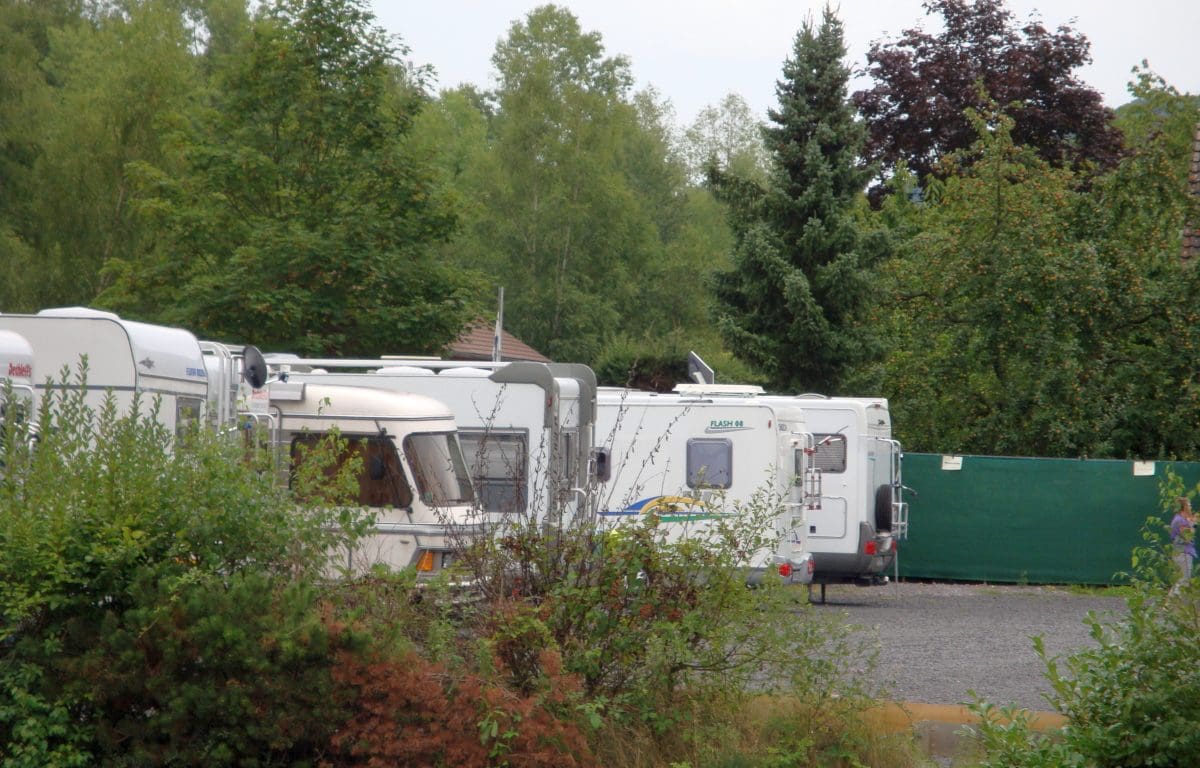 Wohnmobilstellplatz an Kutschers Marina