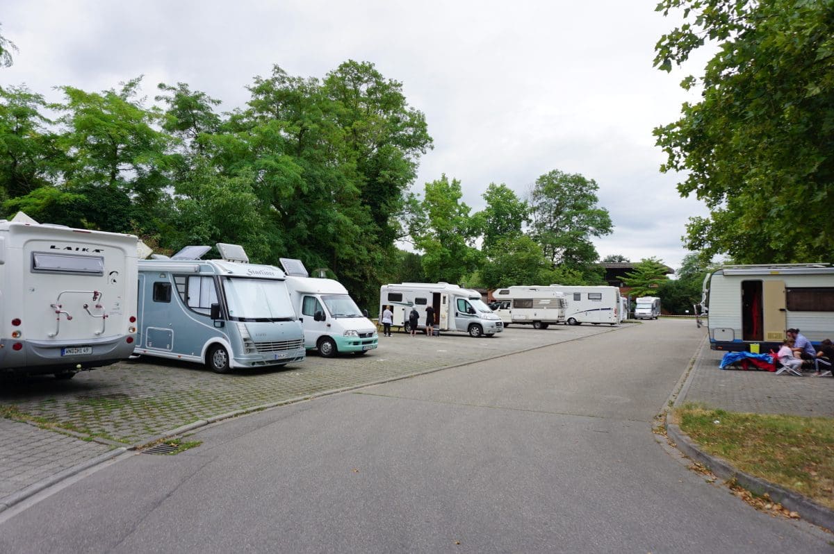 Wohnmobilstellplatz an den Balinea Thermen