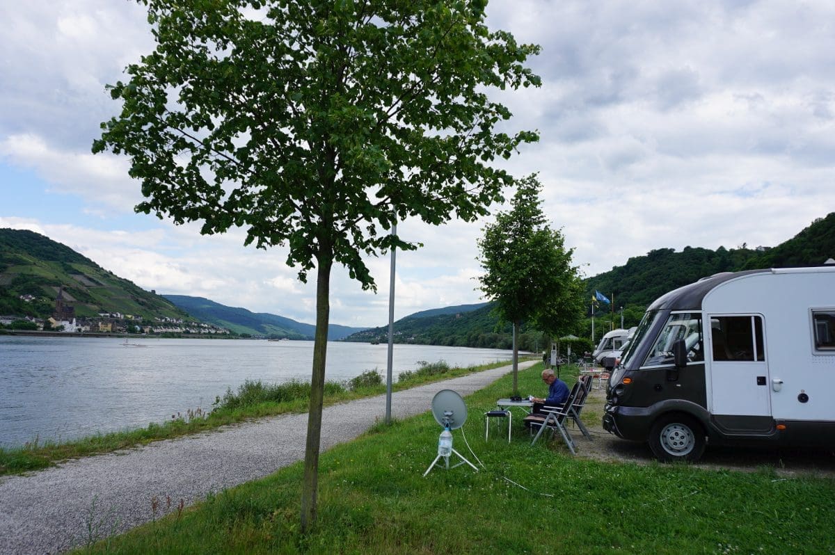 Reisemobilstellplatz der Stadt Bacharach