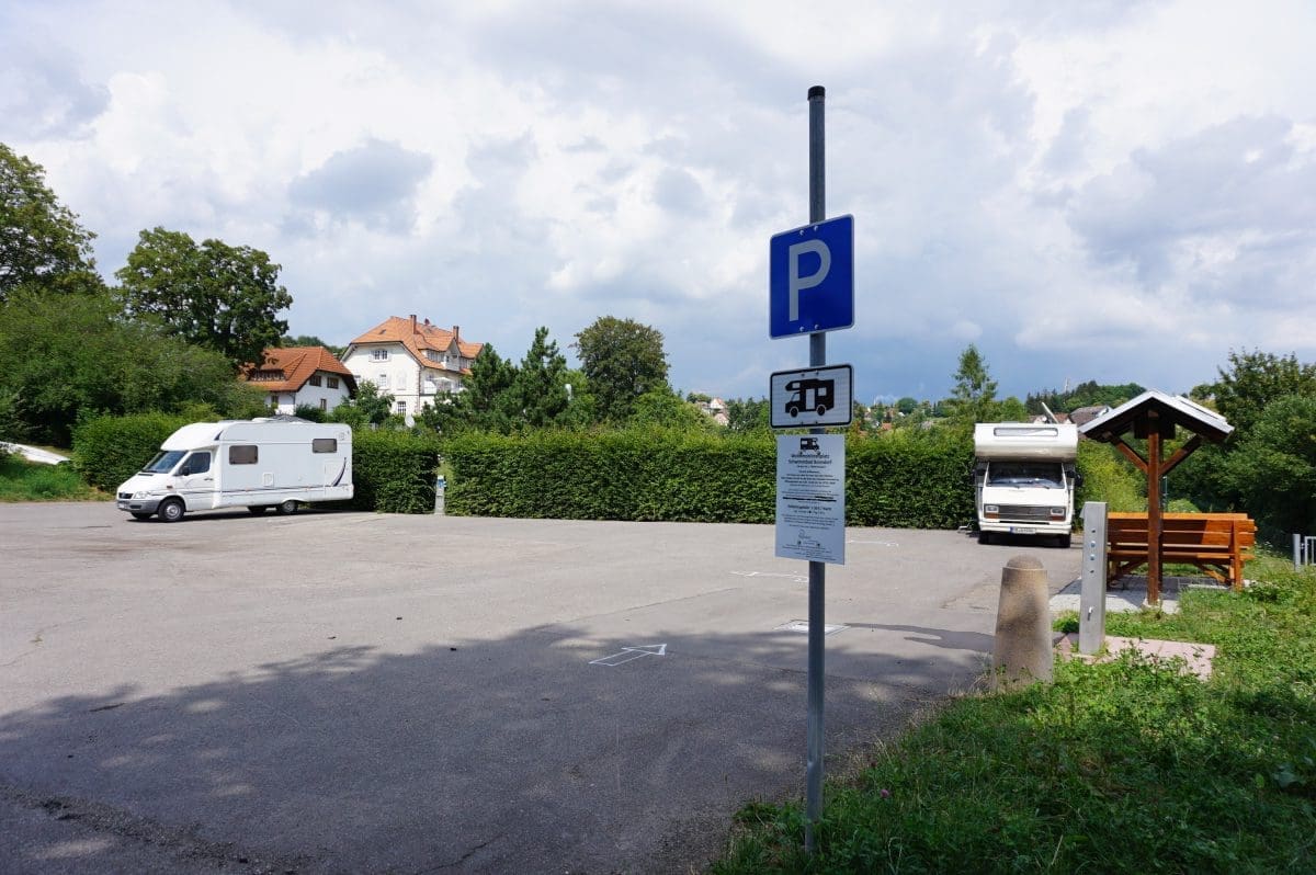 Wohnmobilstellplatz am Freibad in Bonndorf