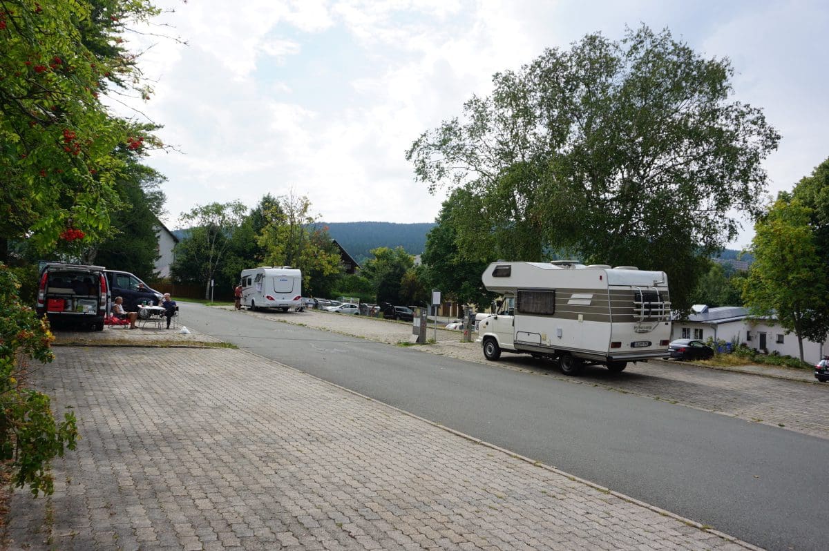 Wohnmobilstellplatz am Rangenweg in Bischofsgrün