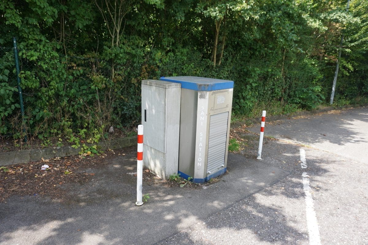 Wohnmobilstellplatz an der Eyach