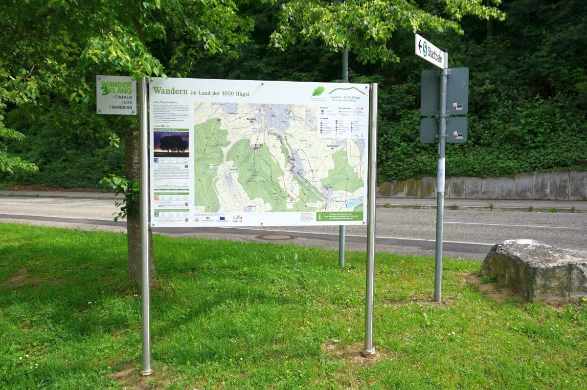 Wandern im Land der 1000 Hügel in Bretten