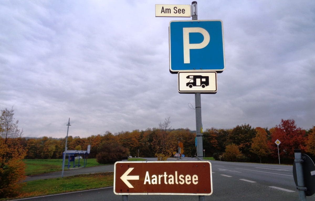 Wohnmobilstellplatz am Aartalsee
