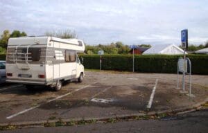 Wohnmobilstellplatz beim Sportzentrum in Bruchsal