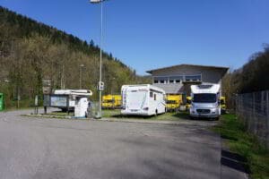 Wohnmobilstellplatz am alten Bahnhof Calw