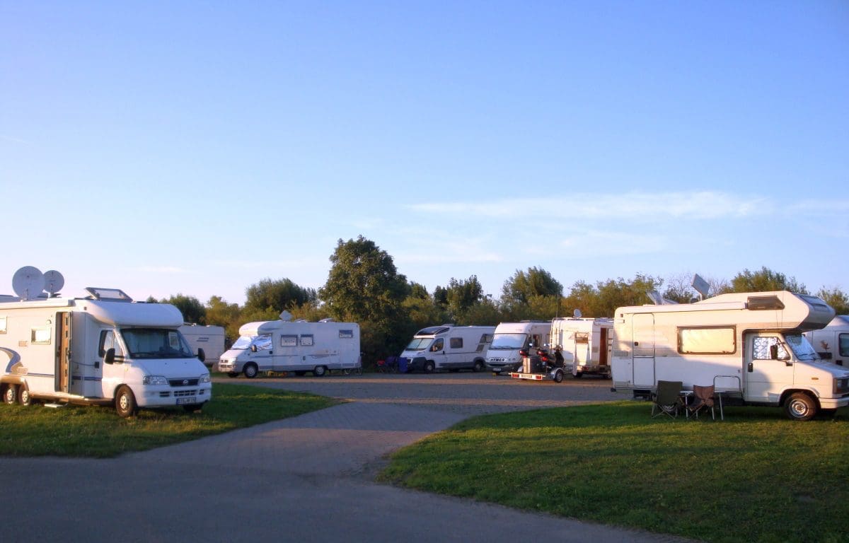 Wohnmobilstellplatz am Elbdeich