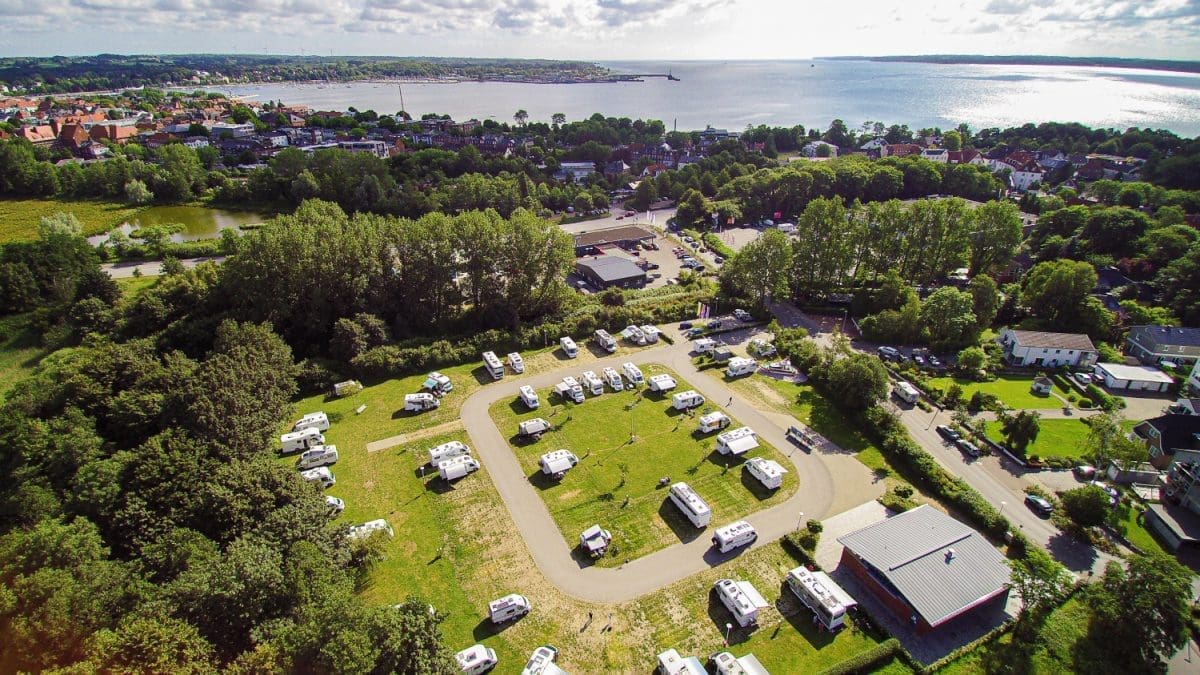 Wohnmobilstellplatz am Noor in Eckernförde