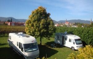 Wohnmobilstellplatz der Brennerei Göring