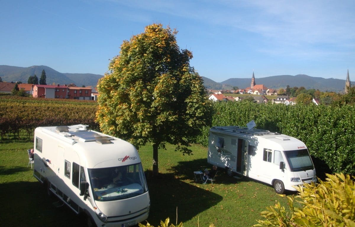 Wohnmobilstellplatz der Brennerei Göring