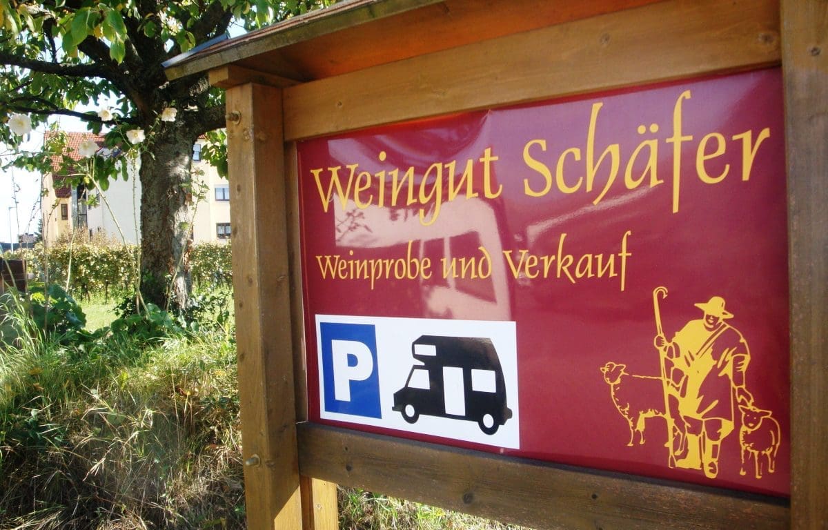 Wohnmobilstellplatz am Weingut Schäfer
