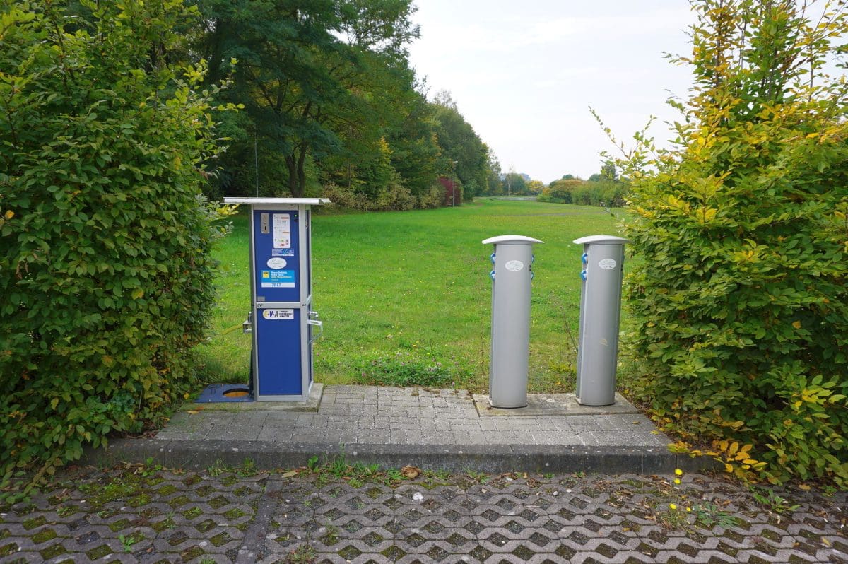Wohnmobilstellplatz an der Wanderherberge Dorndorf