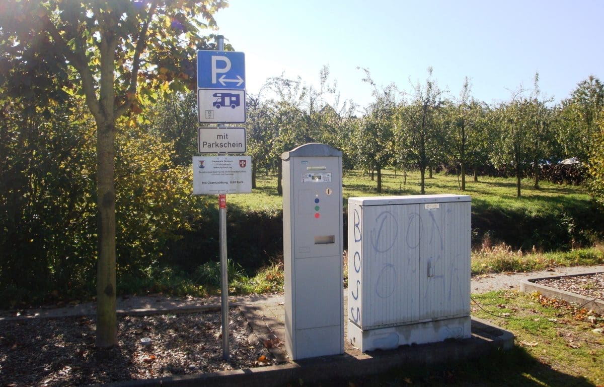 Wohnmobilstellplatz am Festplatz in Durbach
