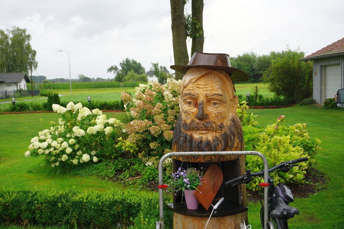 Wohnmobilstellplatz an der Pension Haus Anja