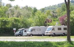 Wohnmobilstellplatz in der Au in Eberbach