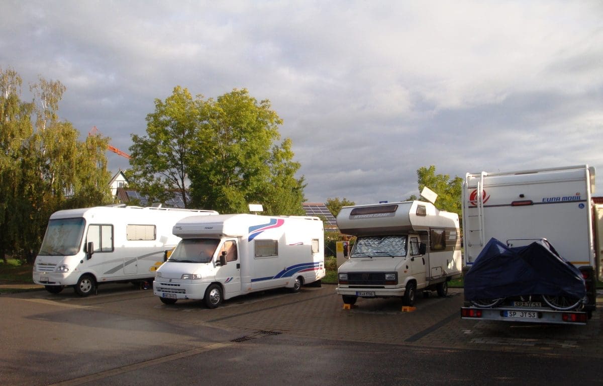 Wohnmobilstellplatz an der Hilsbach in Eppingen