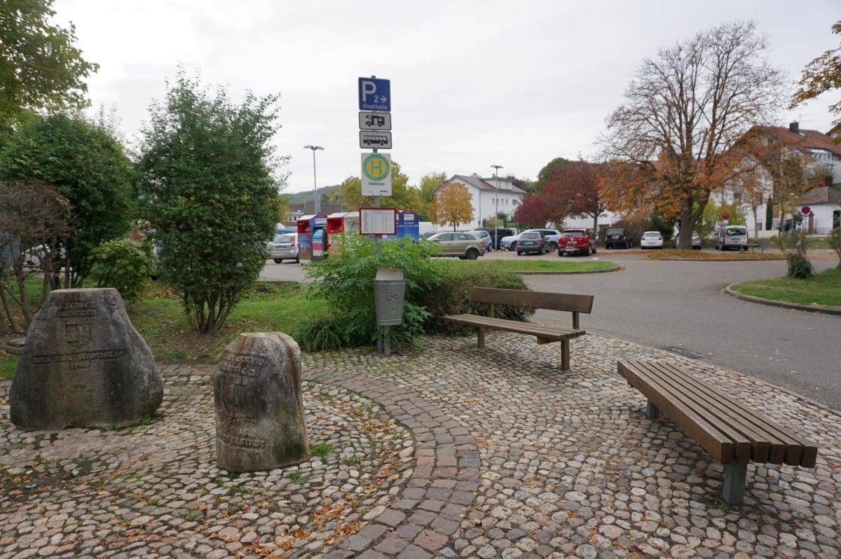 Wohnmobilstellplatz an der Stadthalle in Endingen