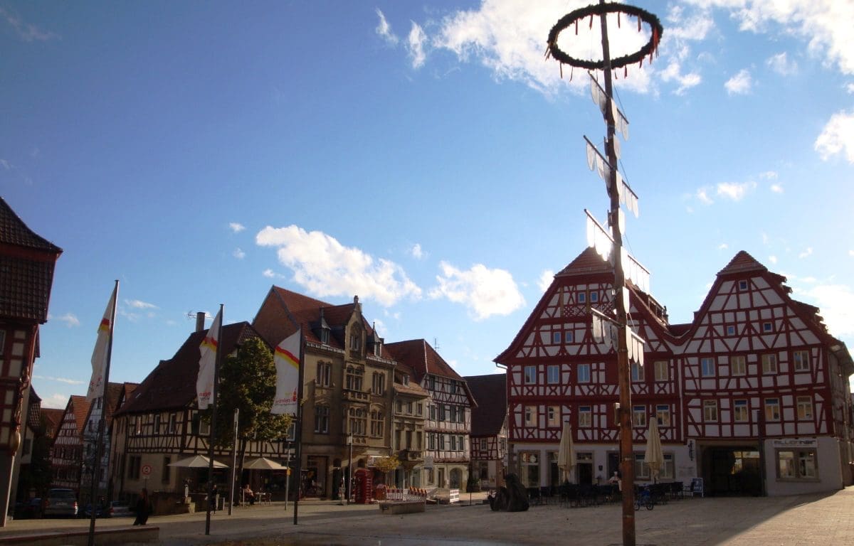 Wohnmobilstellplatz an der Hilsbach in Eppingen