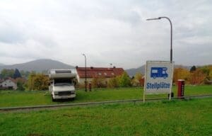 Wohnmobilstellplatz am Camping Hochrhön