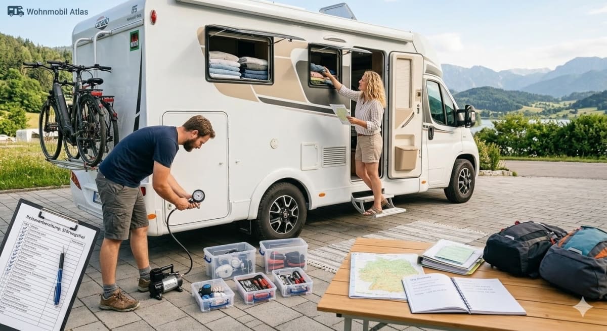 Reisevorbereitungen gewährleisten einen störungsfreien Urlaub im Wohnmobil