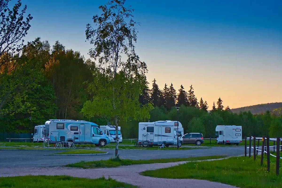 Wohnmobilstellplatz an den Badegärten in Eibenstock