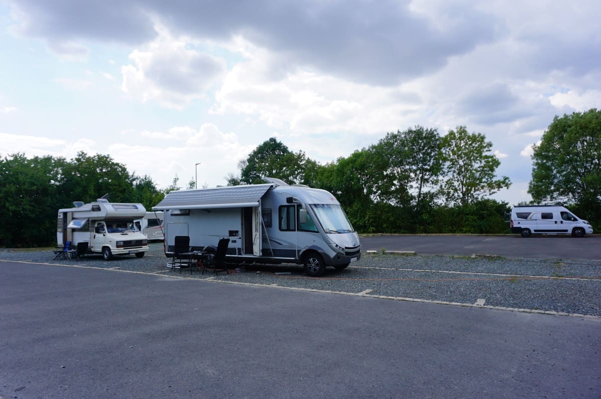 Wohnmobilstellplatz am Festplatz in Goldkronach