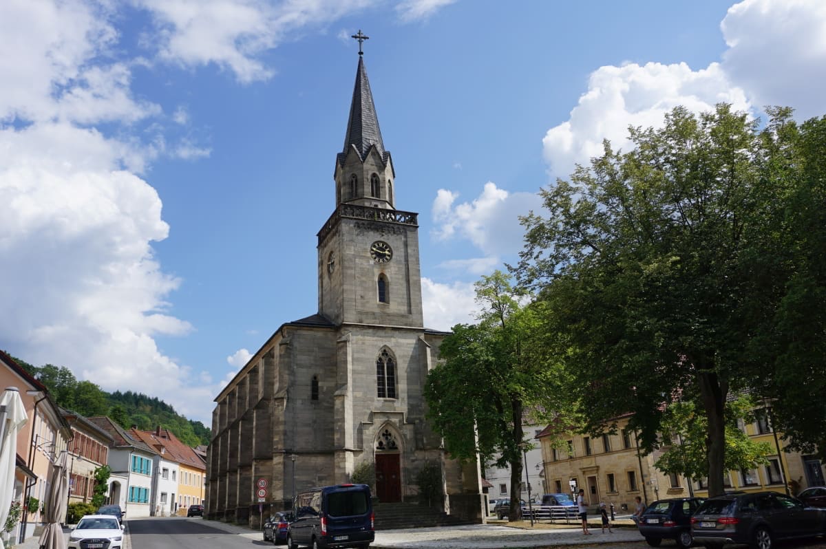 Wohnmobilstellplatz am Festplatz in Goldkronach