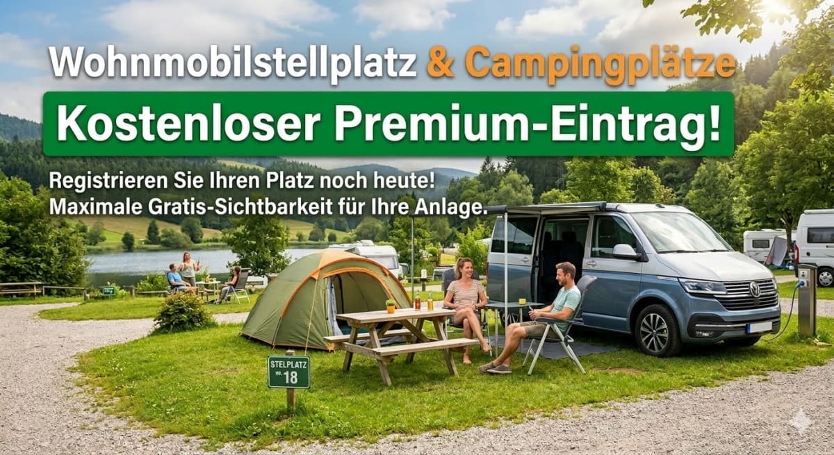 Wohnmobilstellplatz eintragen