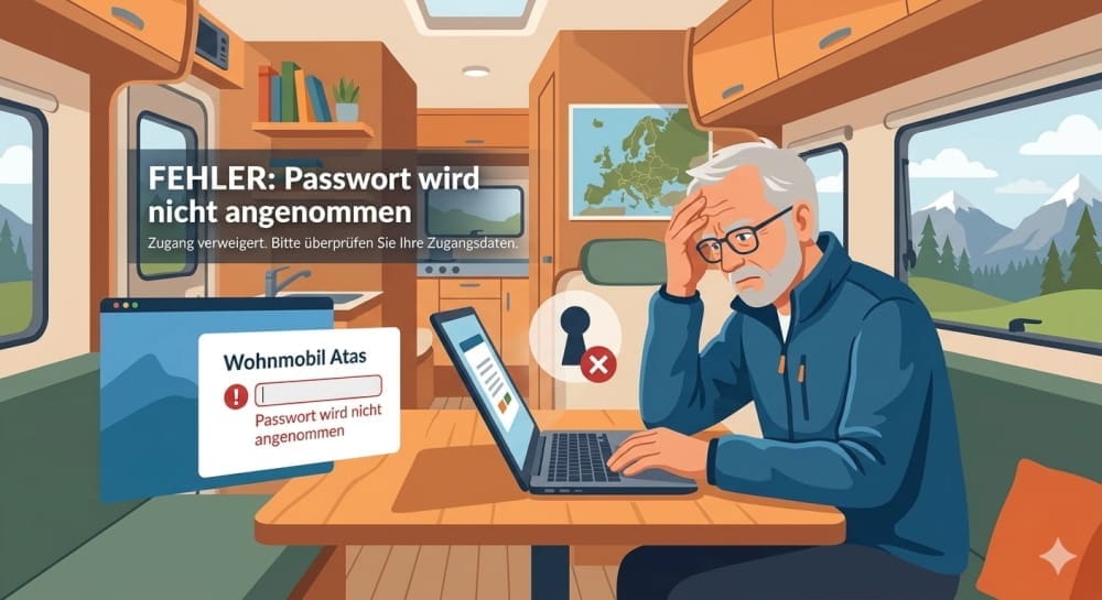Passwort wird nicht angenommen
