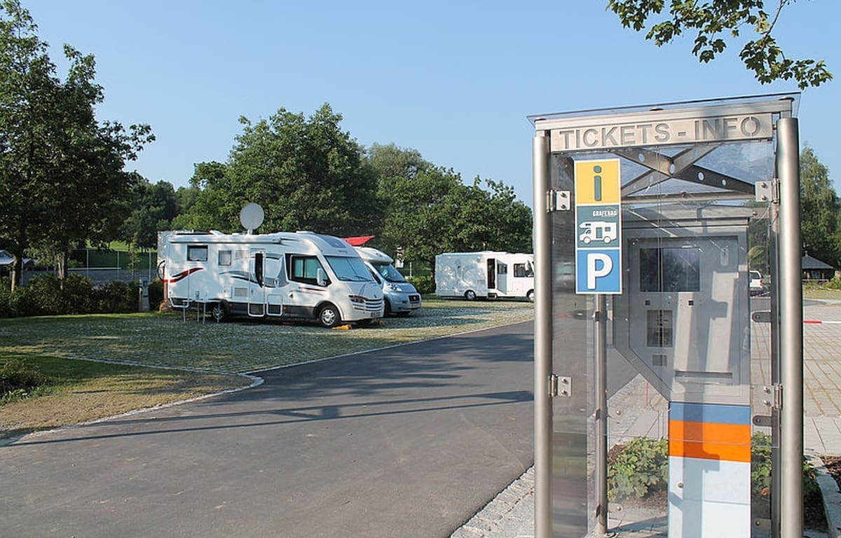 Wohnmobilstellplatz am Kurpark in Grafenau