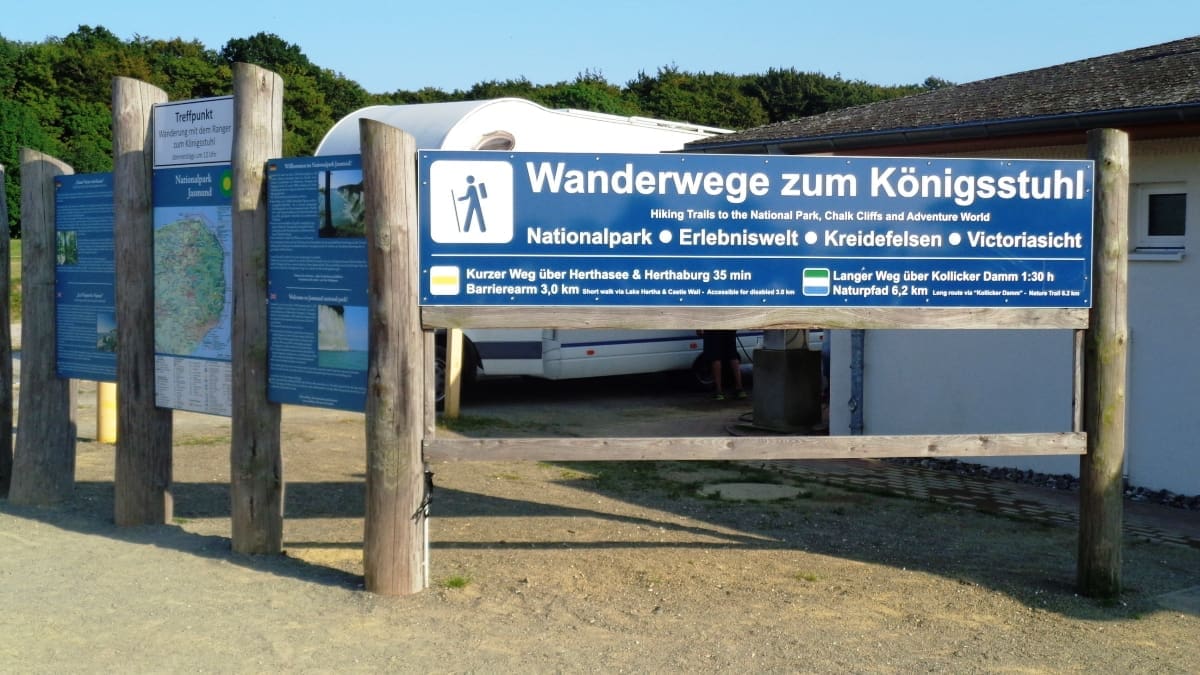 Wanderwege zum Königsstuhl