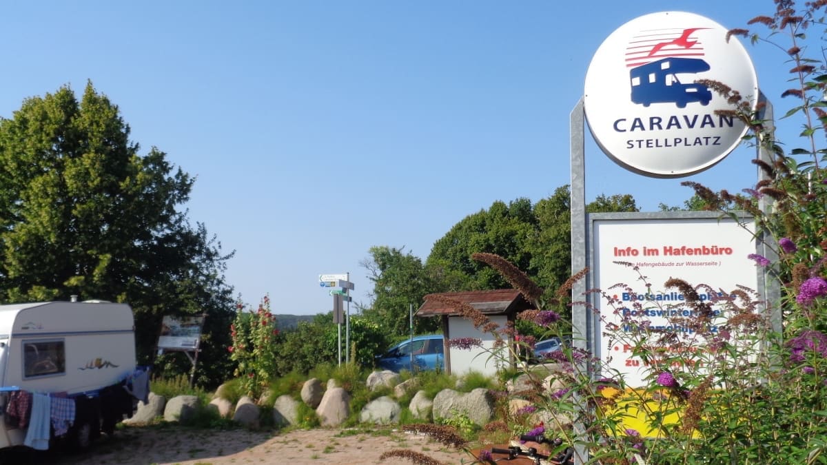 Wohnmobilstellplatz am Hafen in Sellin