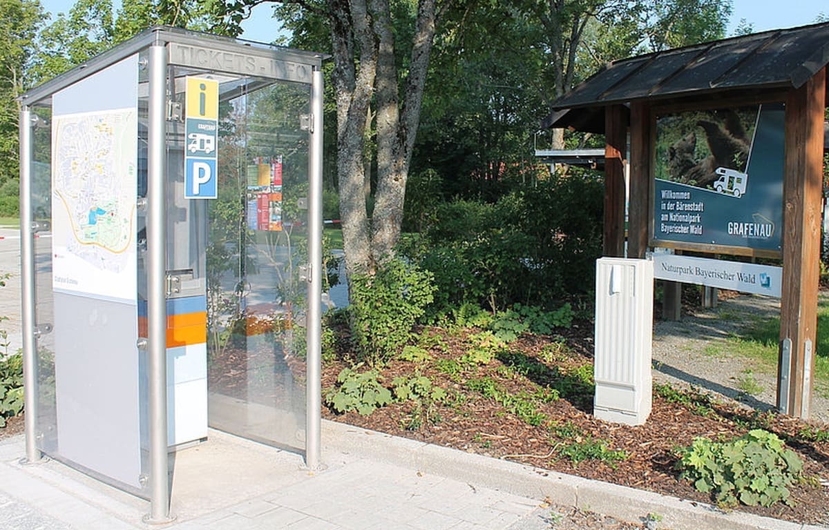 Wohnmobilstellplatz am Kurpark in Grafenau