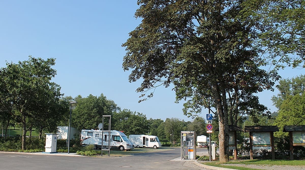 Wohnmobilstellplatz am Kurpark in Grafenau