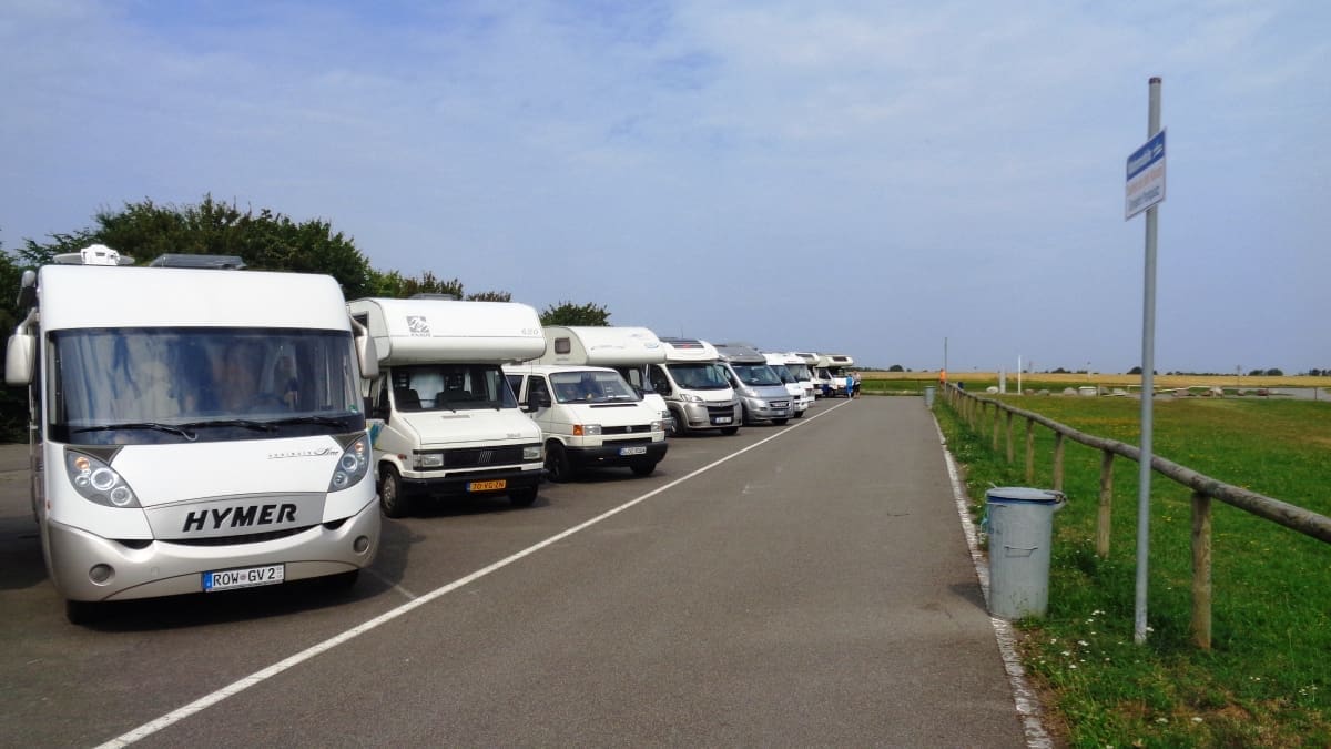 Wohnmobilstellplatz am Kap Arkona