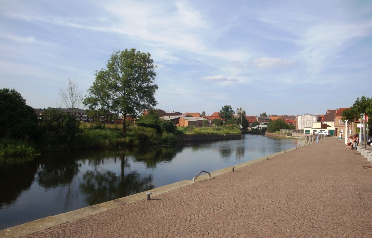 Wohnmobilstellplatz am Stadthafen in Grabow