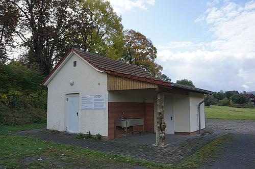 Wohnmobilstellplatz am Lohmühlenmuseum in Georgenthal