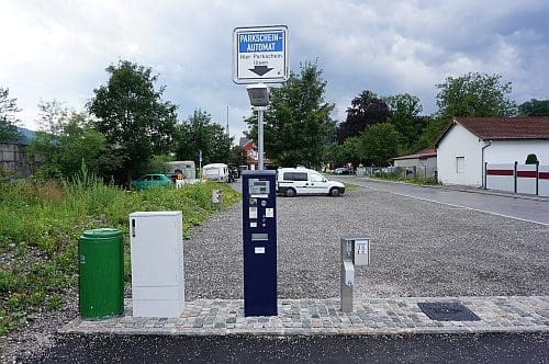 Wohnmobilstellplatz am Bahnhof in Kiefersfelden