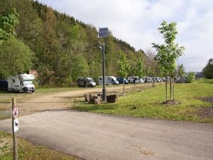 Wohnmobilstellplatz alter Bahnhof Pronsfeld