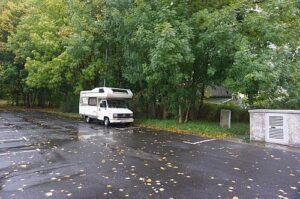 Wohnmobilstellplatz an der Festhalle in Ilmenau