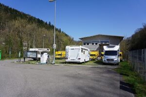 Wohnmobilstellplatz am alten Bahnhof Calw