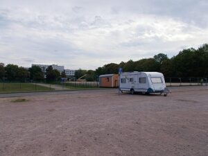 Stellplatz an der Thüringenhalle