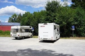 Wohnmobilstellplatz im Stadtpark