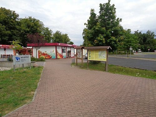 Wohnmobilstellplatz am Schiffshebewerk Niederfinow