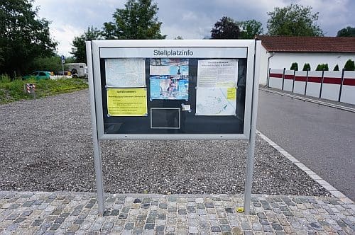 Wohnmobilstellplatz am Bahnhof in Kiefersfelden