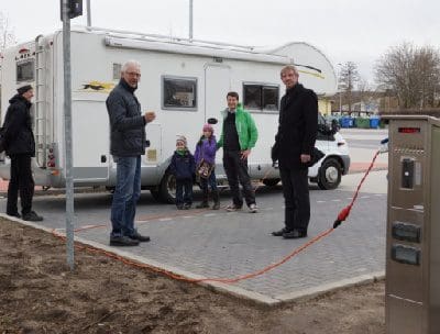 Wohnmobilstellplatz an den Sporthallen in Gehrden