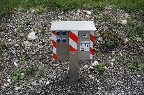 Wohnmobilstellplatz am Bahnhof in Kiefersfelden