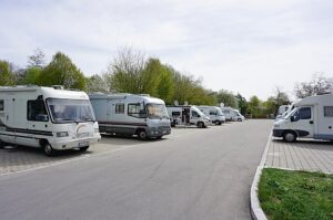 Wohnmobilstellplatz an der Waldsee-Therme