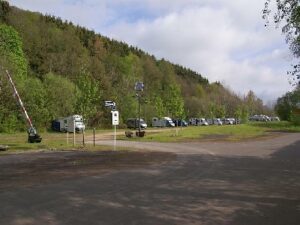 Wohnmobilstellplatz alter Bahnhof Pronsfeld